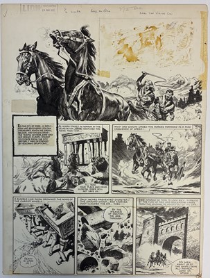 Lot 98 - Don Lawrence - Karl the Viking: The False God, Final Instalment Title Page (1962)