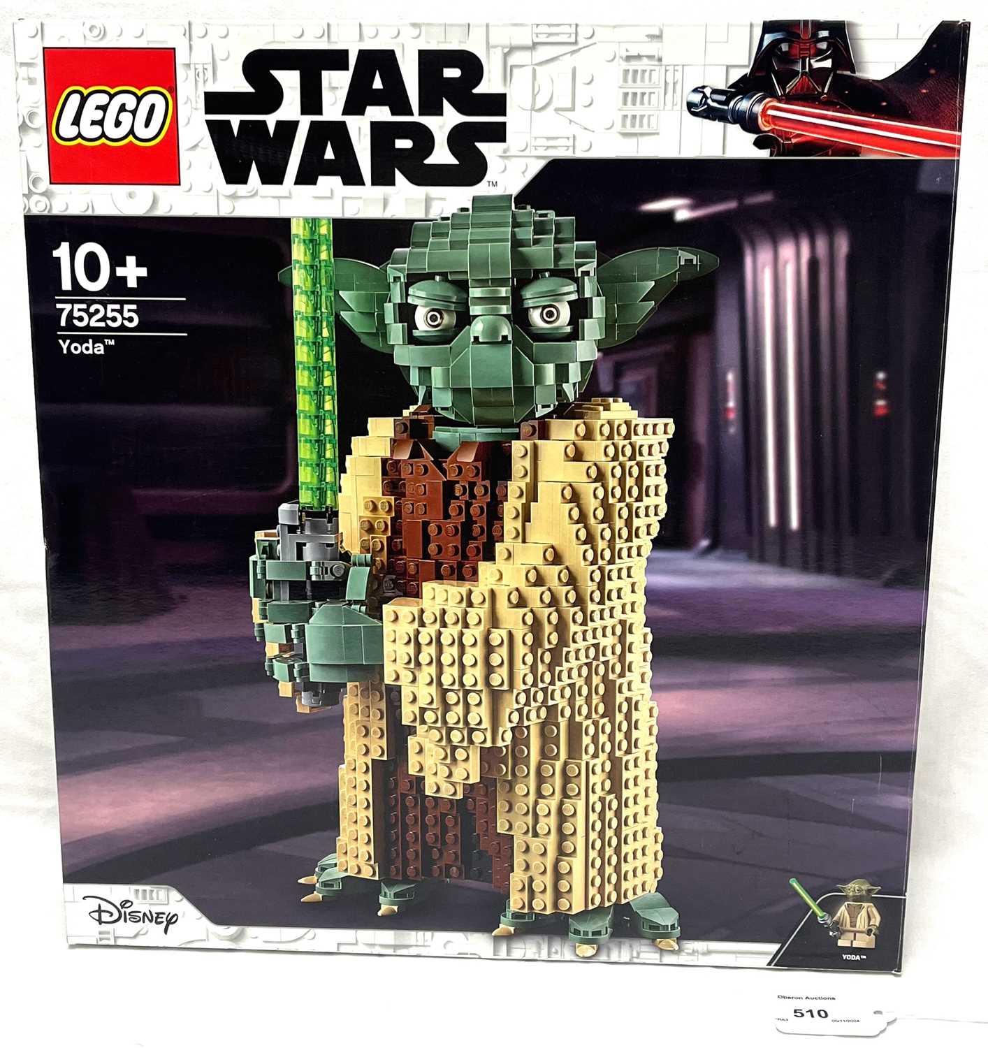 Lot 510 - Lego Star Wars Yoda set number 75255 MISB