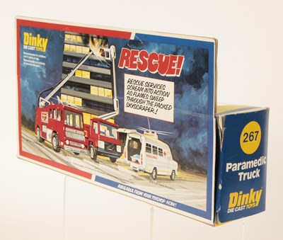 Lot 658 - Dinky Toys 267 Emergency Rescue Squad Paramedic Truck - From the US TV Series "Emergency"