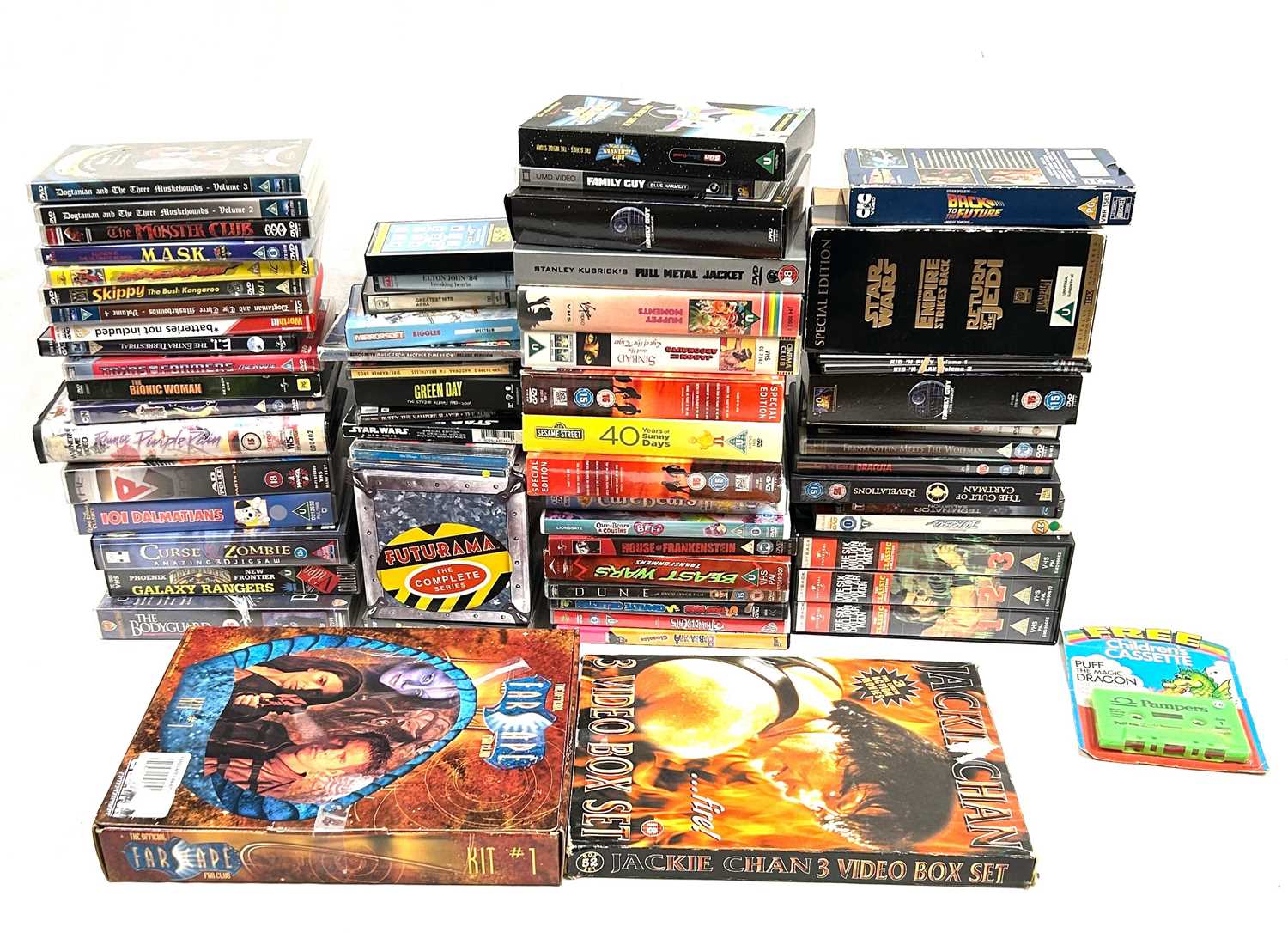 Lot 24 - Large quantity of DVD, CD's and VHS Video's COLLECTION ONLY