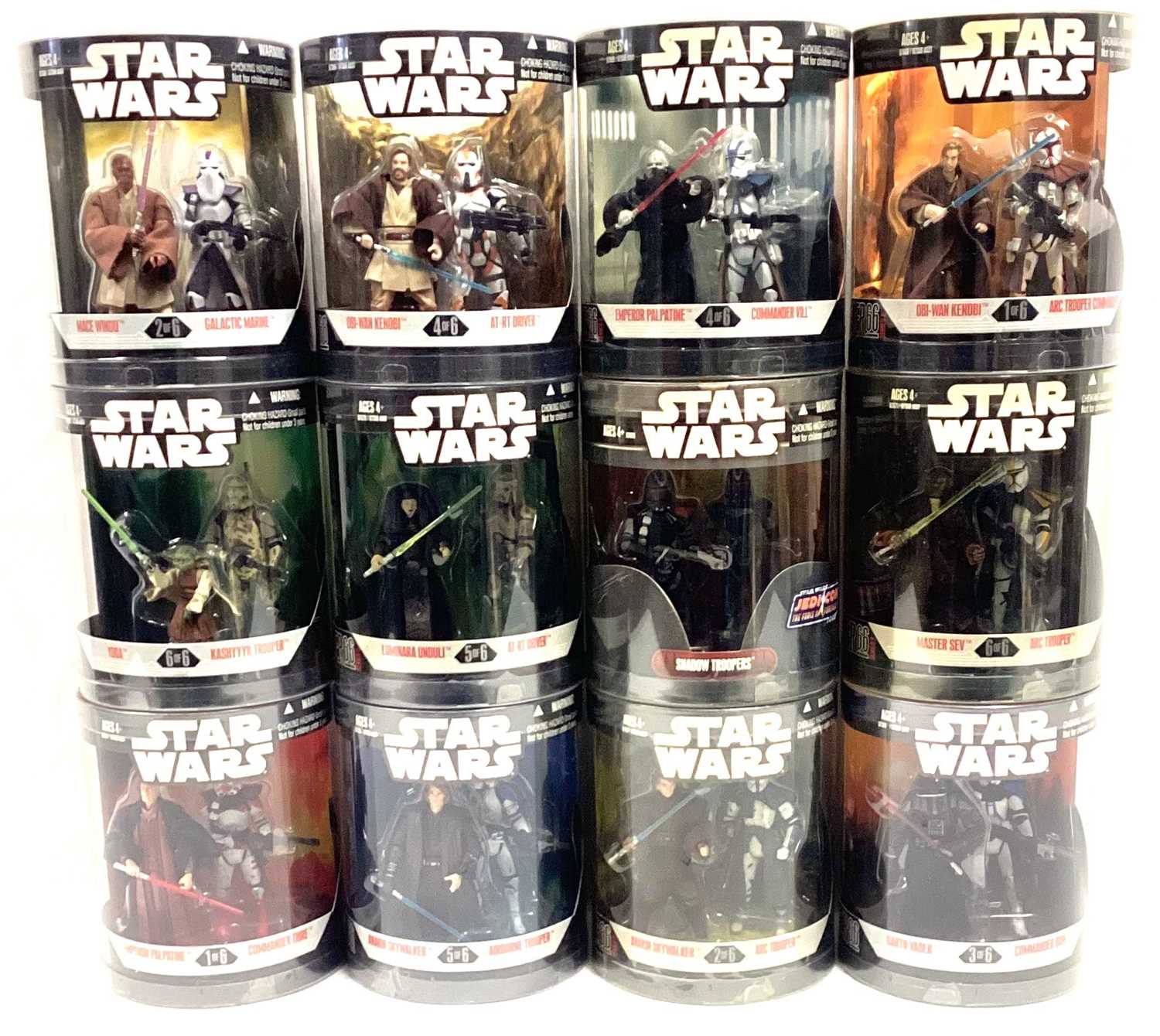 Lot 44 - Hasbro Star Wars 30th Anniversary Order 66 3 3/4" figure twin packs x 12 MISP