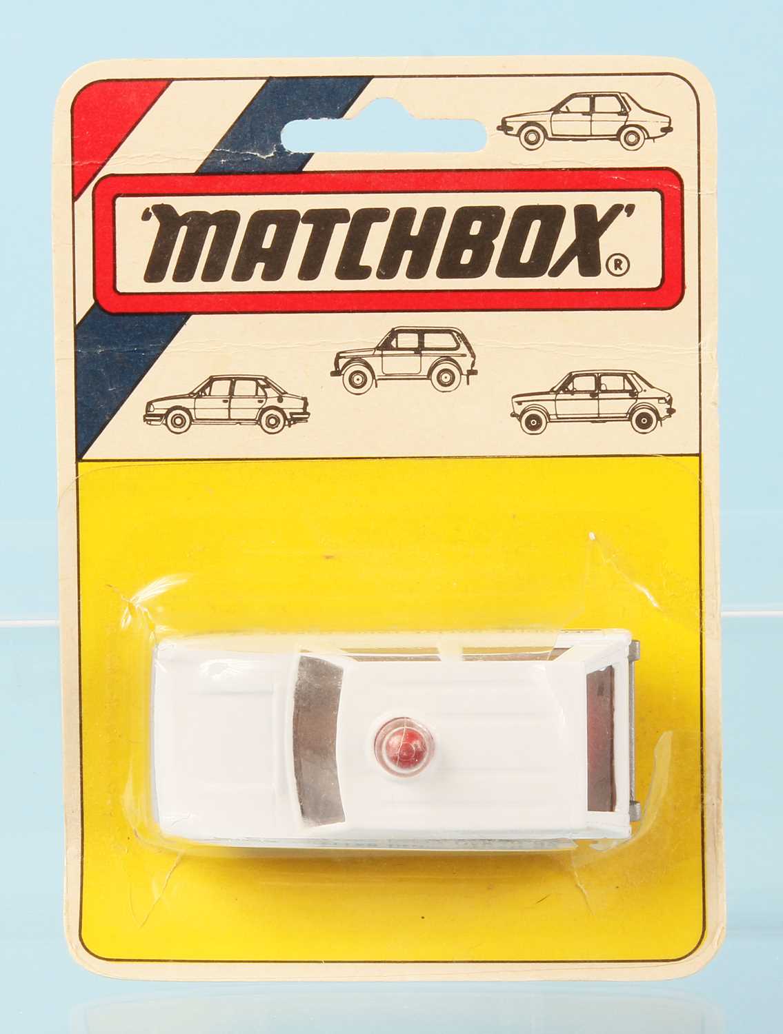 Lot 53 - Matchbox Superfast 20b Range Rover Police Patrol MADE IN HUNGARY WHITE + BLUE & DAYGLO PINK TAMPO PRINT