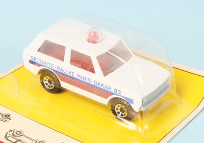 Lot 53 - Matchbox Superfast 20b Range Rover Police Patrol MADE IN HUNGARY WHITE + BLUE & DAYGLO PINK TAMPO PRINT