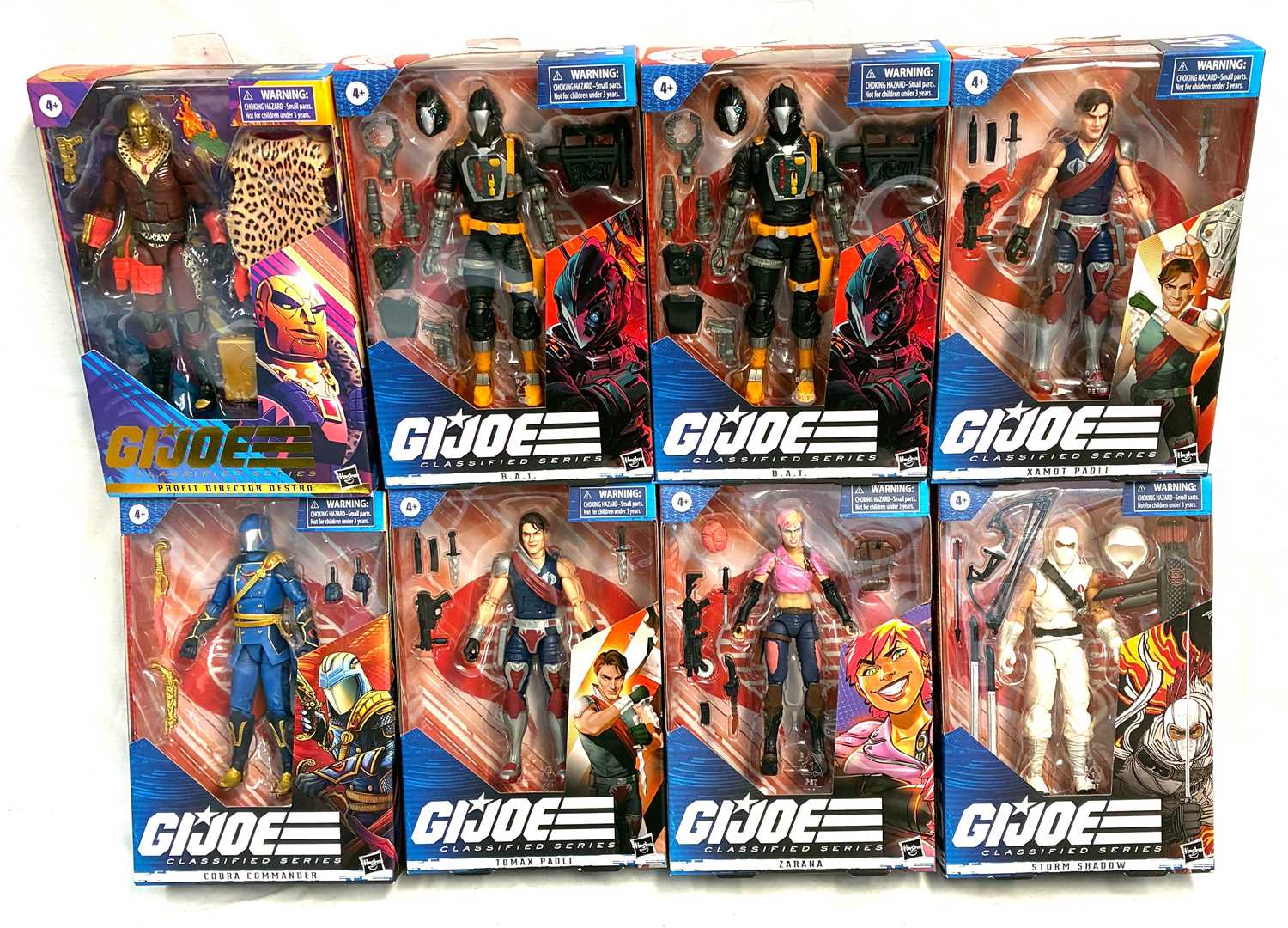 Lot 7 - Hasbro GI Joe Classified Series 6" figures x 8 MISP