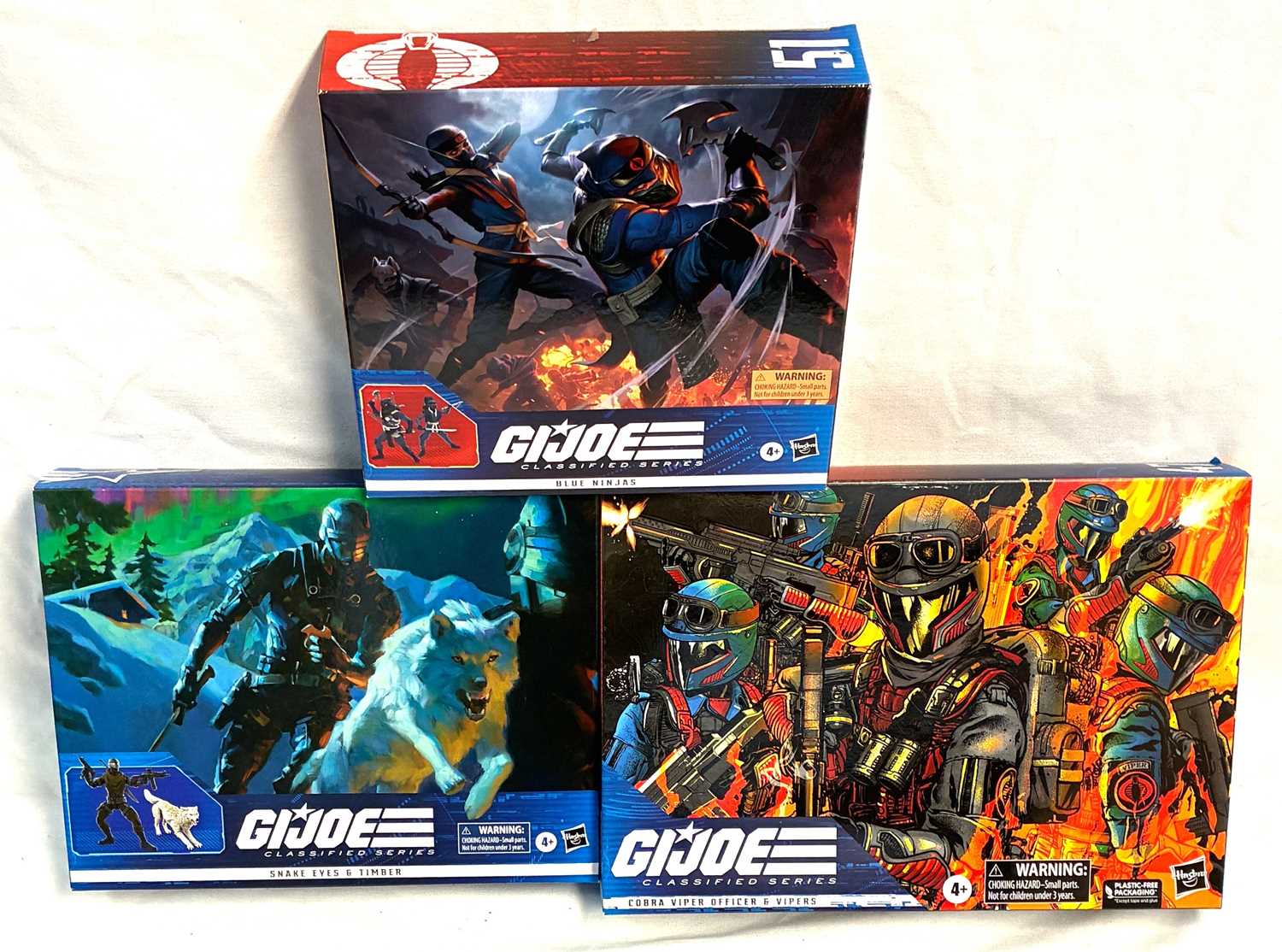 Lot 15 - Hasbro GI Joe Classified Series 6" figure sets x 3 MISP