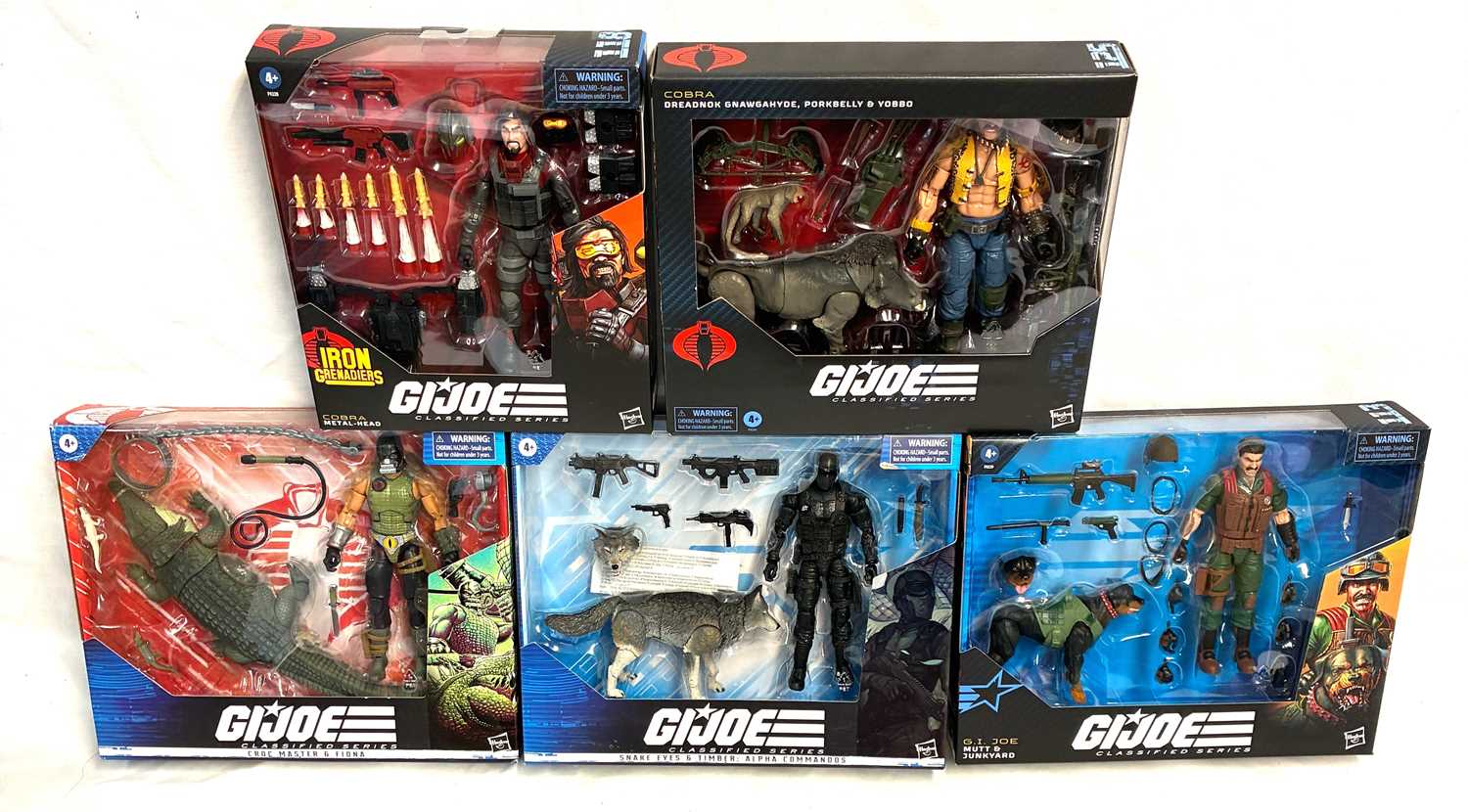 Lot 20 - Hasbro GI Joe Classified Series 6" figure sets x 5 MISP
