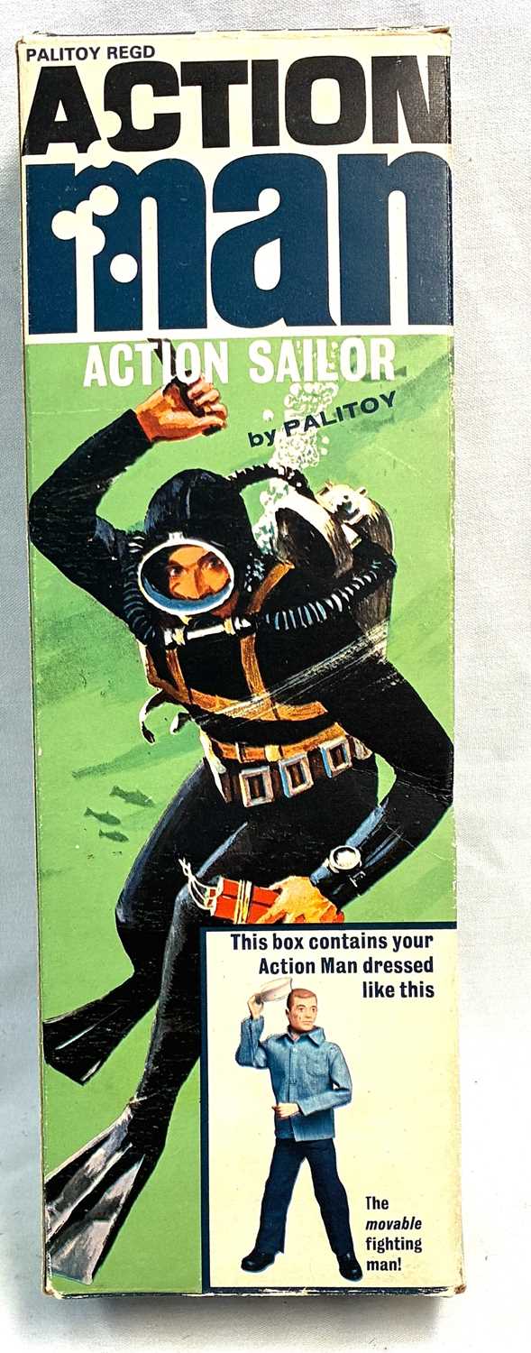 Lot 63 - Palitoy vintage Action Man Action Sailor (1966) ginger hair MIB
