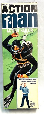 Lot 63 - Palitoy vintage Action Man Action Sailor (1966) ginger hair MIB