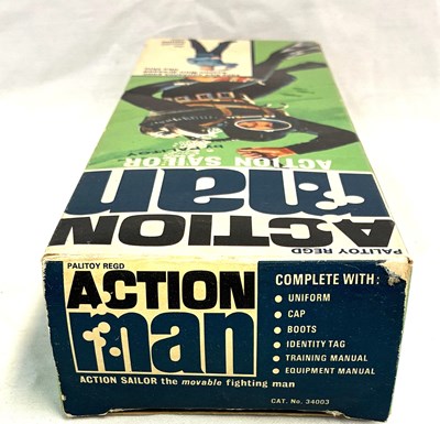 Lot 63 - Palitoy vintage Action Man Action Sailor (1966) ginger hair MIB