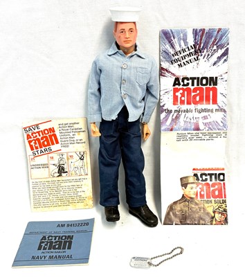 Lot 63 - Palitoy vintage Action Man Action Sailor (1966) ginger hair MIB