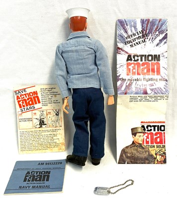 Lot 63 - Palitoy vintage Action Man Action Sailor (1966) ginger hair MIB