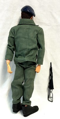 Lot 70 - Palitoy vintage Action Man Action Soldier (1970) Flock Head brown Hair MIB