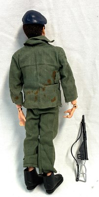 Lot 72 - Palitoy vintage Action Man Action Soldier (1970) Flock Head brown Hair MIB