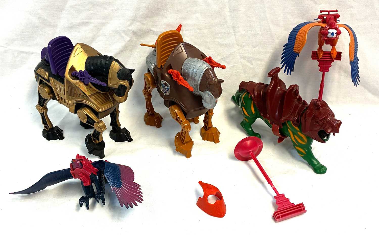 Lot 288 - Mattel Masters of the Universe vintage Creatures x 5